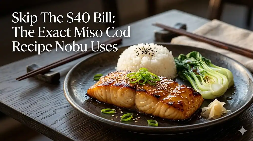 Skip The $40 Bill: The Exact Miso Cod Recipe Nobu Uses